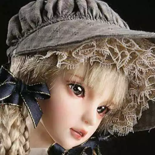 Free play online Cute Doll Wallpaper HD  APK