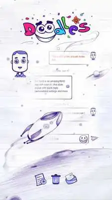 Play Cute Doodles SMS Theme