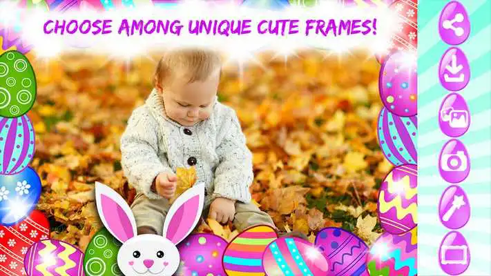 Play Cute Easter Photo Frames