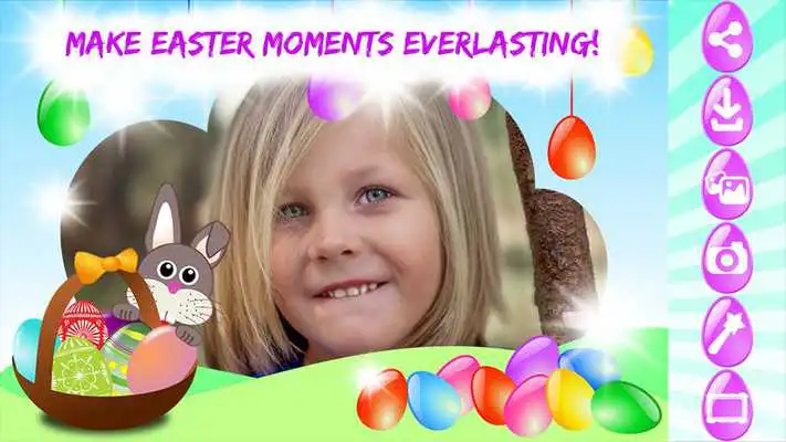 Play Cute Easter Photo Frames
