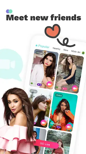 Play Cutee - Live Video Chat  and enjoy Cutee - Live Video Chat with UptoPlay