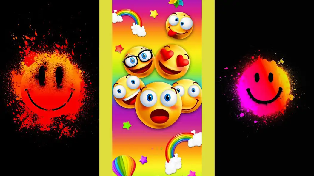 Play Cute Emoji Wallpaper 4K as an online game Cute Emoji Wallpaper 4K with UptoPlay
