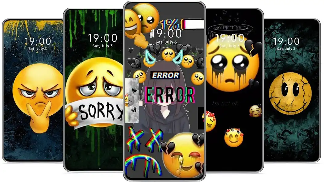 Play Cute Emoji Wallpaper HD as an online game Cute Emoji Wallpaper HD with UptoPlay