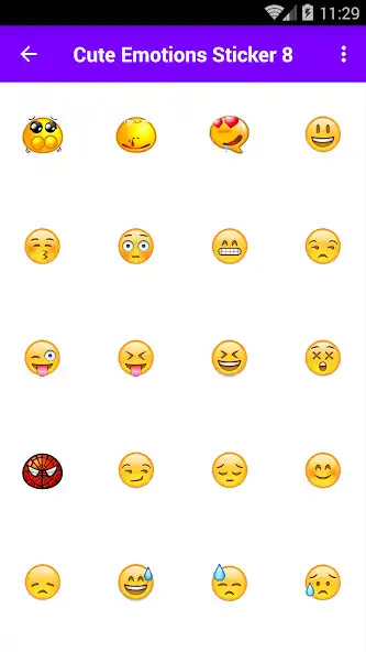 Play Cute Emoticons  Sticker