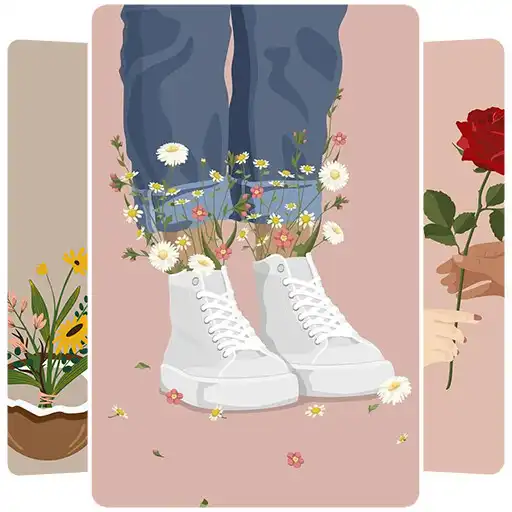 Play Cute Flower Wallpaper APK