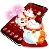 Free play online Cute Fortune Beckoning Cat Theme APK
