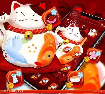 Play Cute Fortune Beckoning Cat Theme
