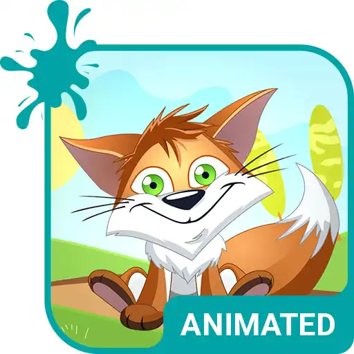 Free play online Cute Fox Animated Keyboard APK