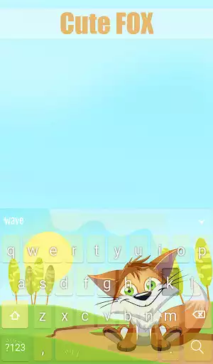 Play Cute Fox Animated Keyboard