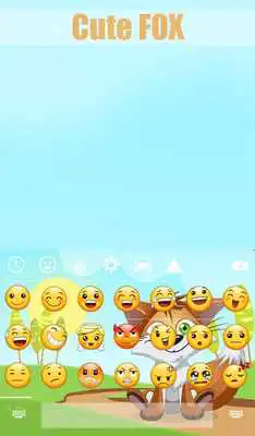 Play Cute Fox Animated Keyboard