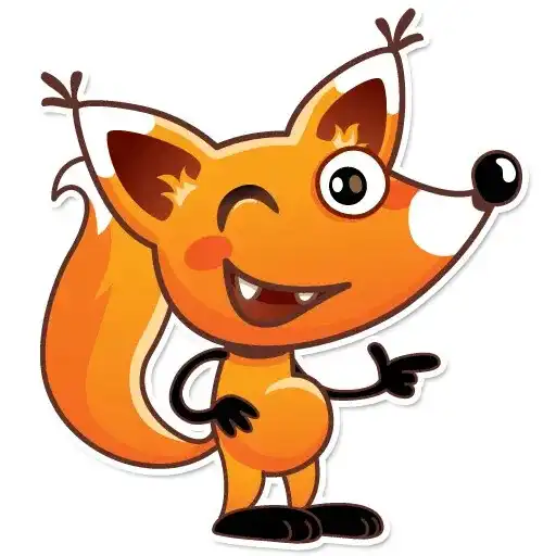 Play Cute Fox Stickers WAStickerApp APK