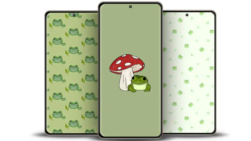 Play Cute Frog Aesthetic Wallpaper  and enjoy Cute Frog Aesthetic Wallpaper with UptoPlay