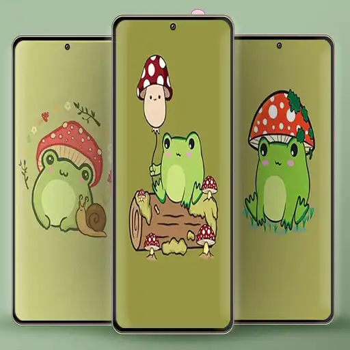 Play Cute Frog Aesthetic Wallpapers APK