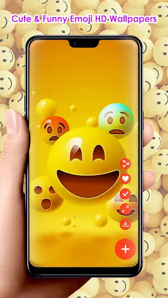 Play Cute Funny Emoji HD Wallpapers  and enjoy Cute Funny Emoji HD Wallpapers with UptoPlay