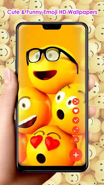 Play Cute Funny Emoji HD Wallpapers as an online game Cute Funny Emoji HD Wallpapers with UptoPlay