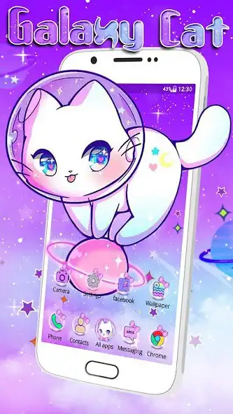 Play Cute, Galaxy, Cat Themes  Live Wallpapers as an online game Cute, Galaxy, Cat Themes  Live Wallpapers with UptoPlay