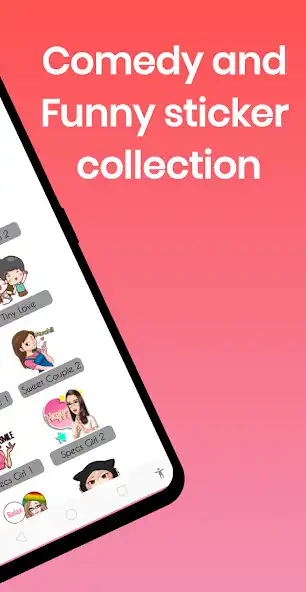 Play Cute Girl Animated Stickers as an online game Cute Girl Animated Stickers with UptoPlay