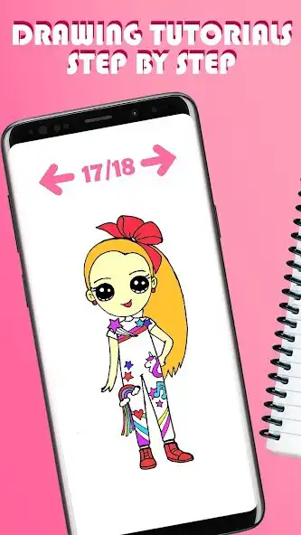 Play Cute Girl Drawing App  and enjoy Cute Girl Drawing App with UptoPlay
