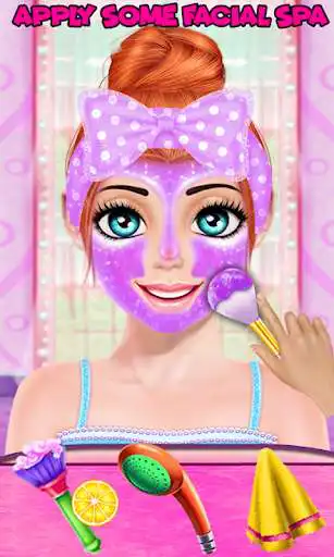 Play Cute Girl Makeup Salon Game: Face Makeover Spa