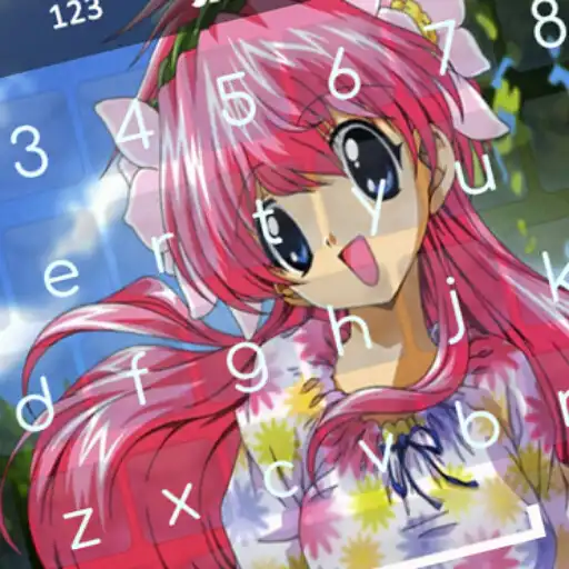 Play Cute Girls Background Keyboard APK