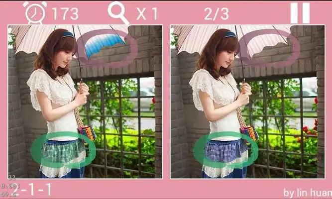 Play Cute Girls Find the Difference