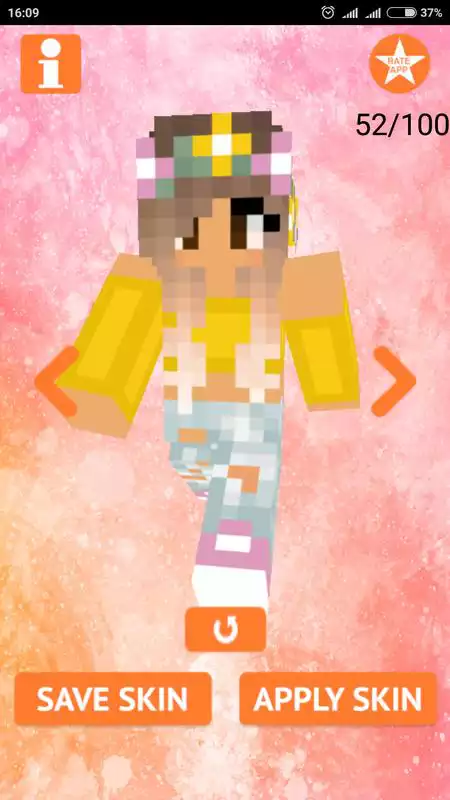 Play Cute Girl Skins for MCPE