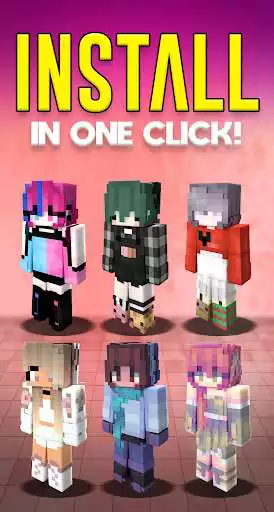 Play Cute Girl Skins as an online game Cute Girl Skins with UptoPlay