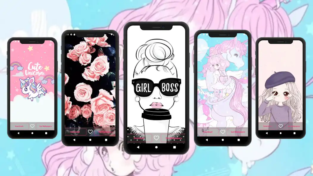 Play Cute Girly Aesthetic Wallpaper  and enjoy Cute Girly Aesthetic Wallpaper with UptoPlay