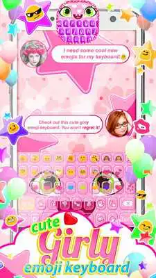 Play Cute Girly Emoji Keyboard