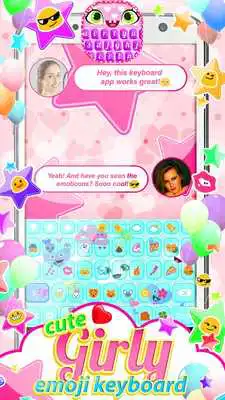 Play Cute Girly Emoji Keyboard