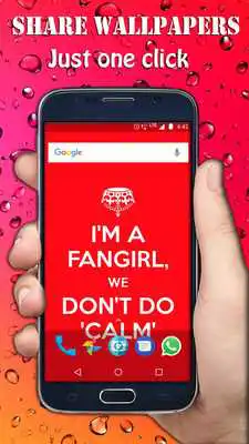 Play Cute Girly Lock Screen with Quotes