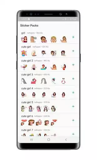 Play Cute Girly M -WAStickerApp 2021  and enjoy Cute Girly M -WAStickerApp 2021 with UptoPlay