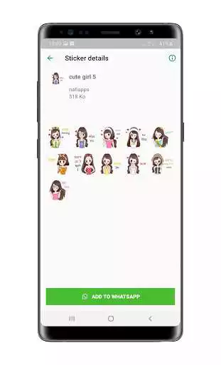 Play Cute Girly M -WAStickerApp 2021 as an online game Cute Girly M -WAStickerApp 2021 with UptoPlay