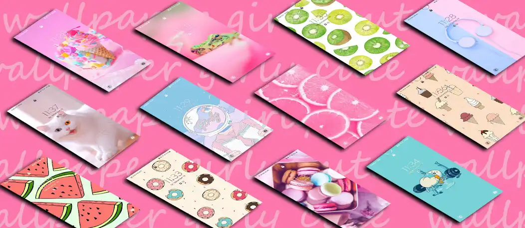 Play Cute Girly Wallpapers 4K  and enjoy Cute Girly Wallpapers 4K with UptoPlay