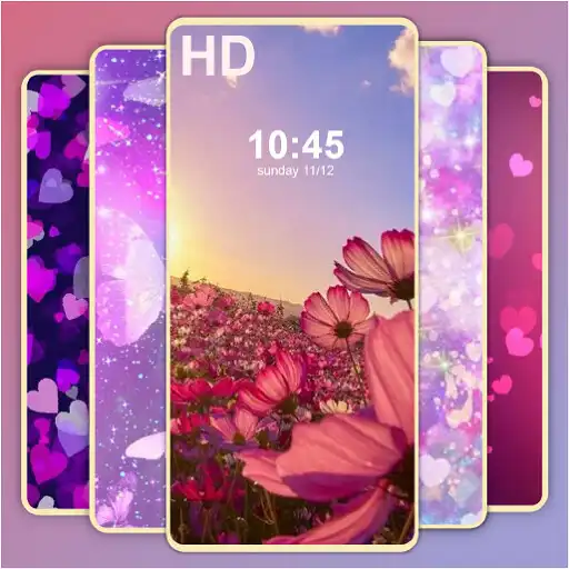 Play Cute Girly Wallpapers video APK