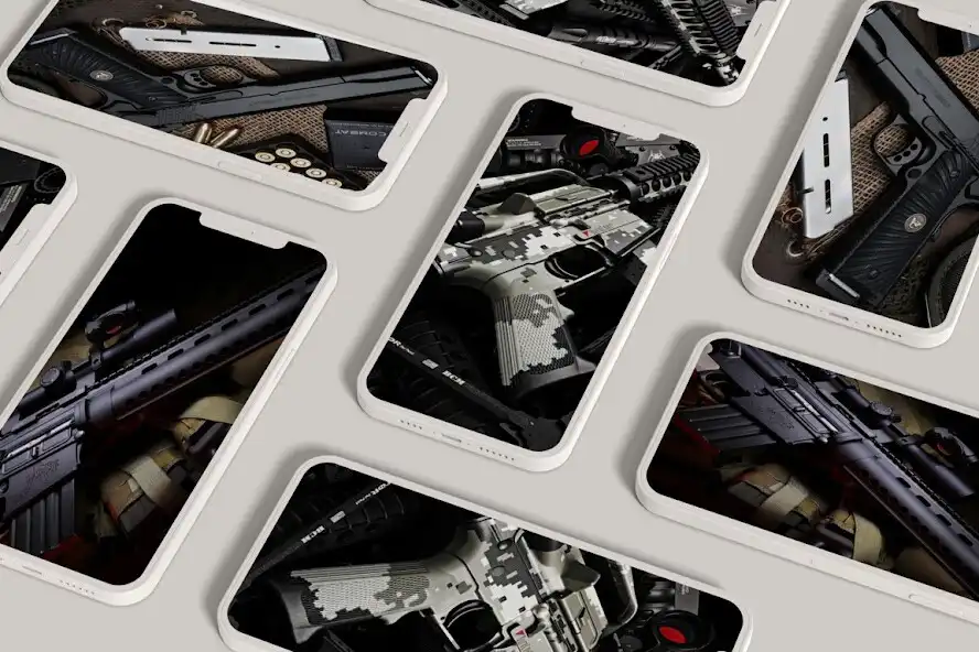 Play Cute Gun Wallpaper as an online game Cute Gun Wallpaper with UptoPlay