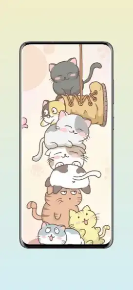 Play Cute Kawaii Cat Live Wallpaper  and enjoy Cute Kawaii Cat Live Wallpaper with UptoPlay