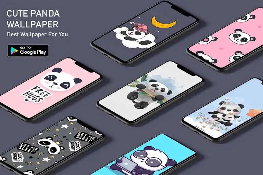Play Cute Kawaii Panda Wallpaper  and enjoy Cute Kawaii Panda Wallpaper with UptoPlay