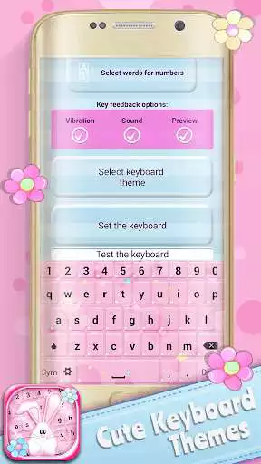 Play Cute Keyboard Themes as an online game Cute Keyboard Themes with UptoPlay