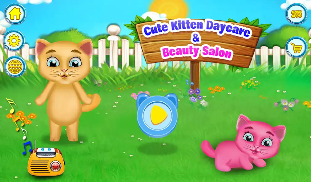 Play Cute Kitten Daycare  Beauty Salon - Fluffy Kitty  and enjoy Cute Kitten Daycare  Beauty Salon - Fluffy Kitty with UptoPlay