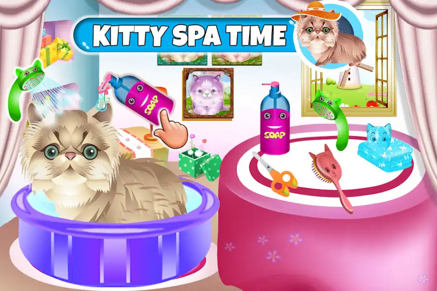 Play Cute Kittens Hairstyles Games  and enjoy Cute Kittens Hairstyles Games with UptoPlay