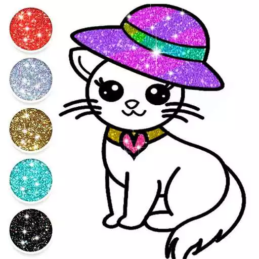 Play Cute Kitty Coloring Book Glitter APK Play Cute Kitty Coloring Book Glitter APK