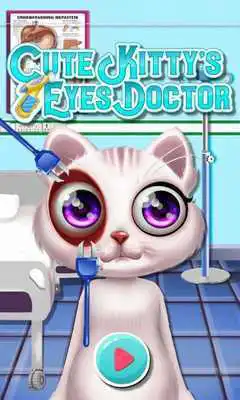 Play Cute Kittys Eyes Doctor