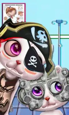 Play Cute Kittys Eyes Doctor