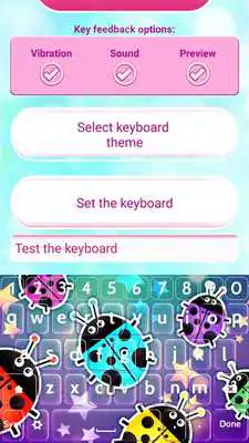 Play Cute Ladybug Keyboard Design