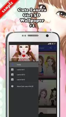Play Cute Laurra Girl 3D Wallpaper Play Cute Laurra Girl 3D Wallpaper