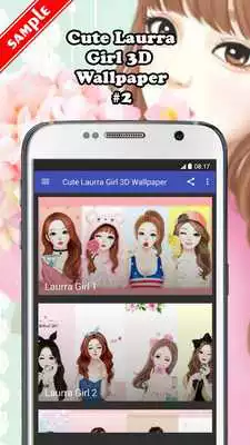Play Cute Laurra Girl 3D Wallpaper Play Cute Laurra Girl 3D Wallpaper
