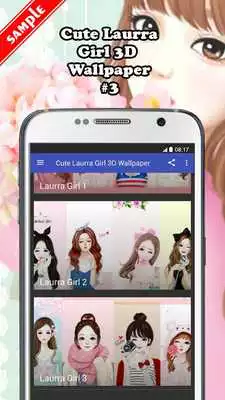 Play Cute Laurra Girl 3D Wallpaper Play Cute Laurra Girl 3D Wallpaper