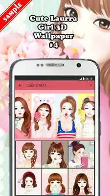 Play Cute Laurra Girl 3D Wallpaper Play Cute Laurra Girl 3D Wallpaper