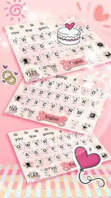 Play Cute little dog keyboard theme
